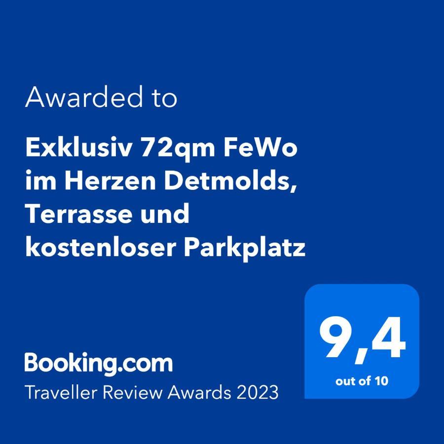 Exklusiv 72Qm Fewo Im Herzen Detmolds, Terrasse Und Kostenloser Parkplatz Εξωτερικό φωτογραφία